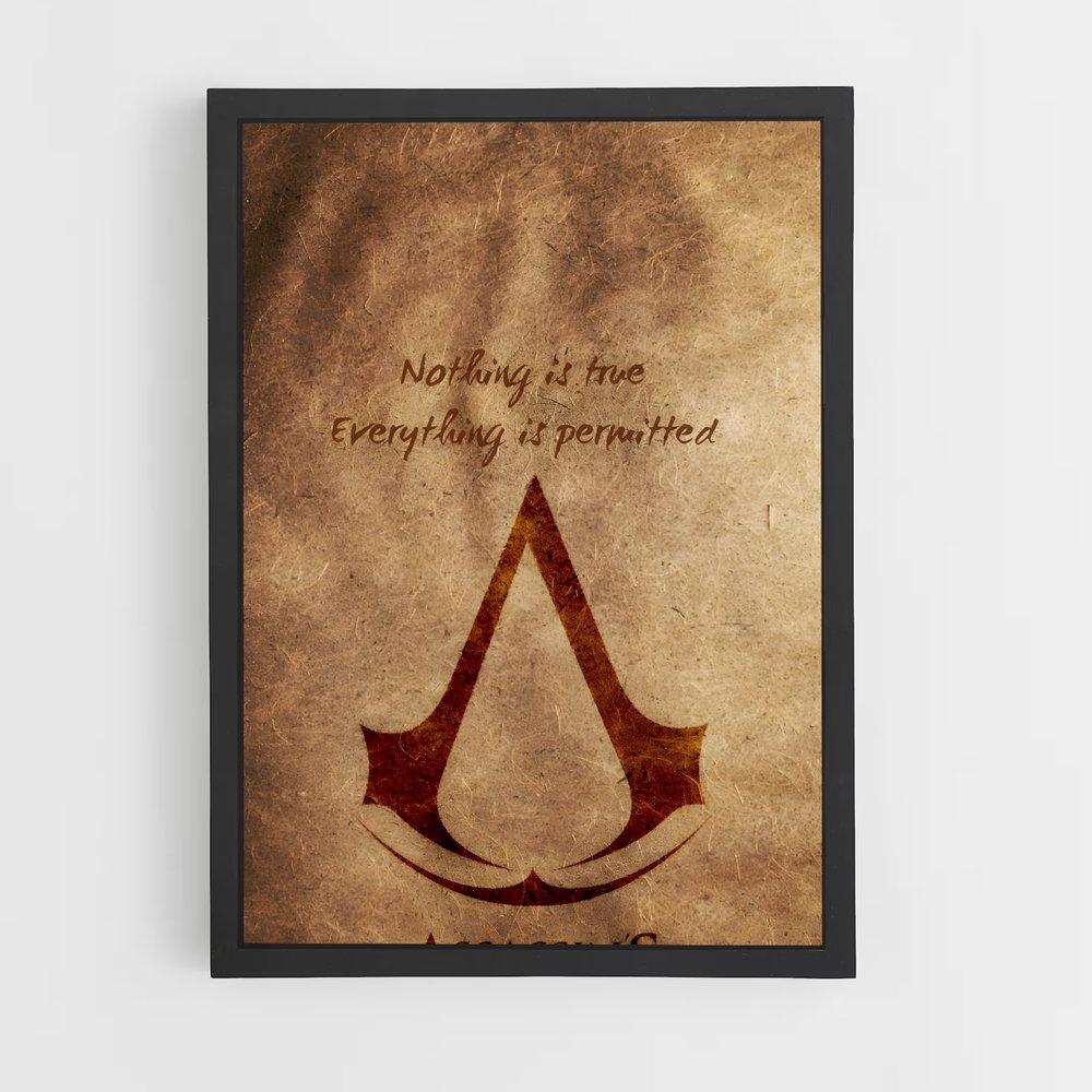 Poster Assassins creed révéler – affiche Assassin's Creed (vue 2)